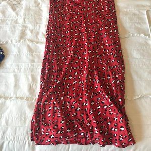 NWT Urban Satin Midi Skirt